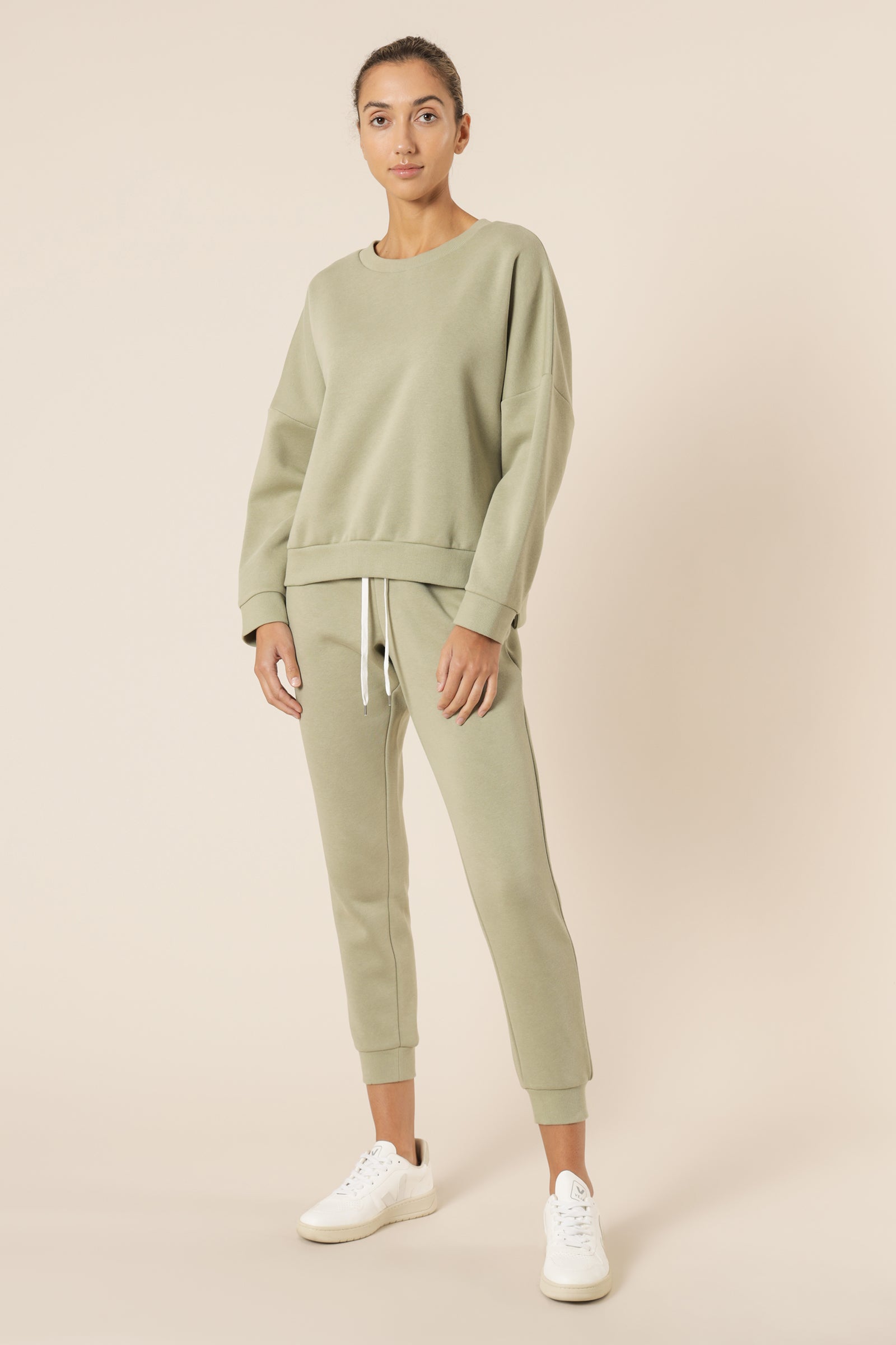 Nude Lucy Carter Classic Oversized Sweat Washed Sage Sweats 