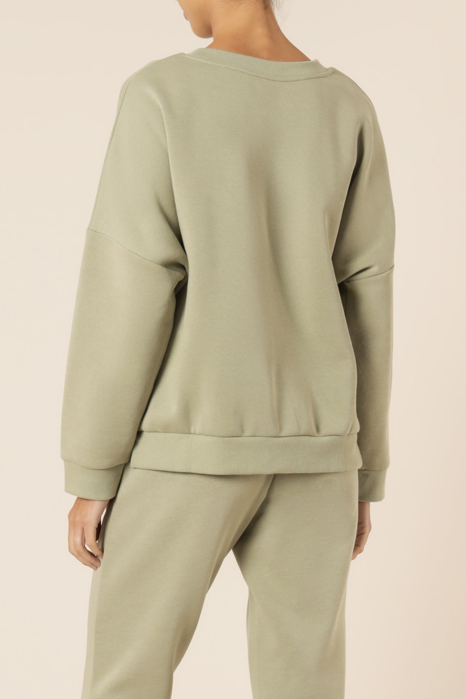 Nude Lucy Carter Classic Oversized Sweat Washed Sage Sweats 