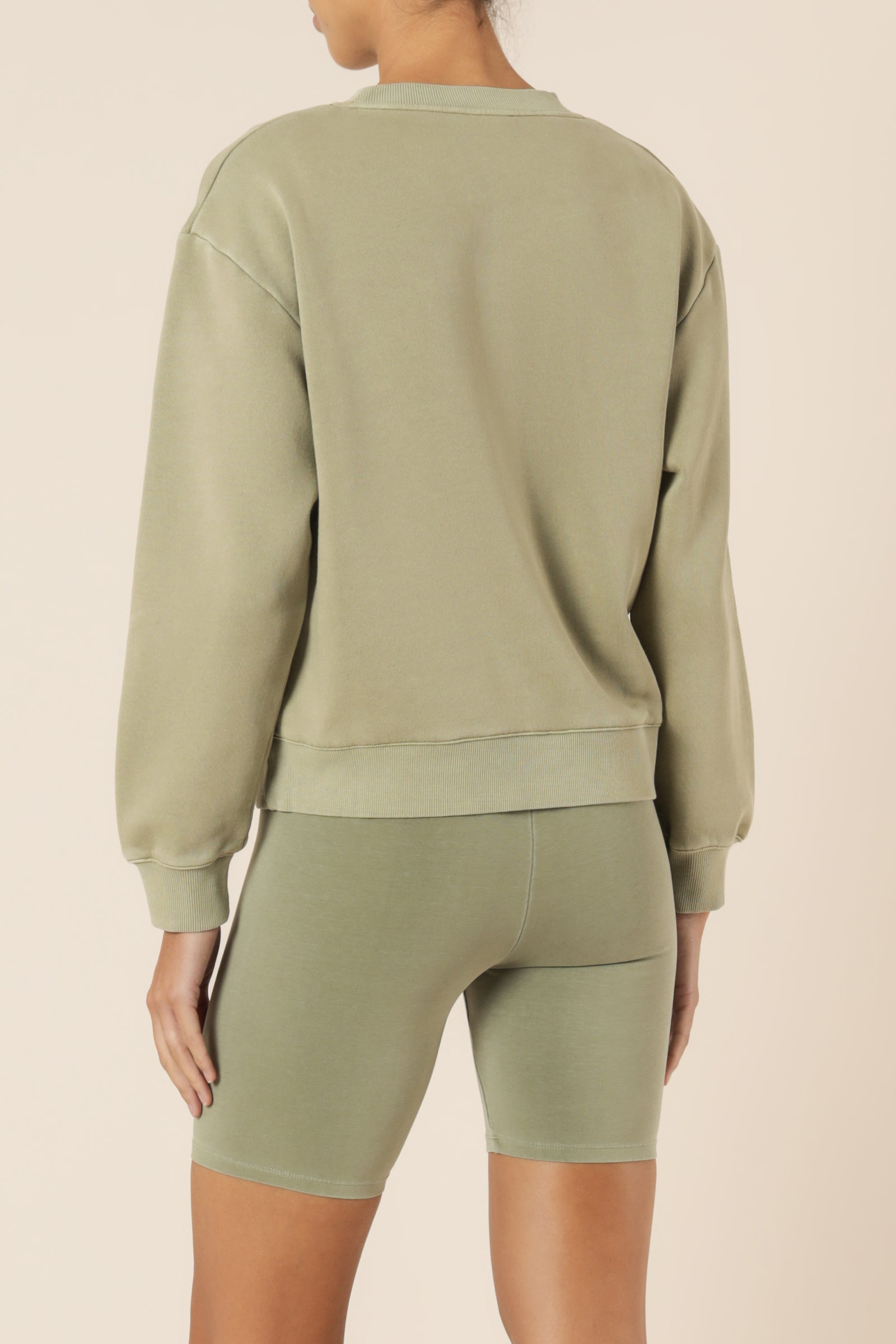 Nude Lucy Nude Classics Slogan Sweat Washed Sage Sweats 