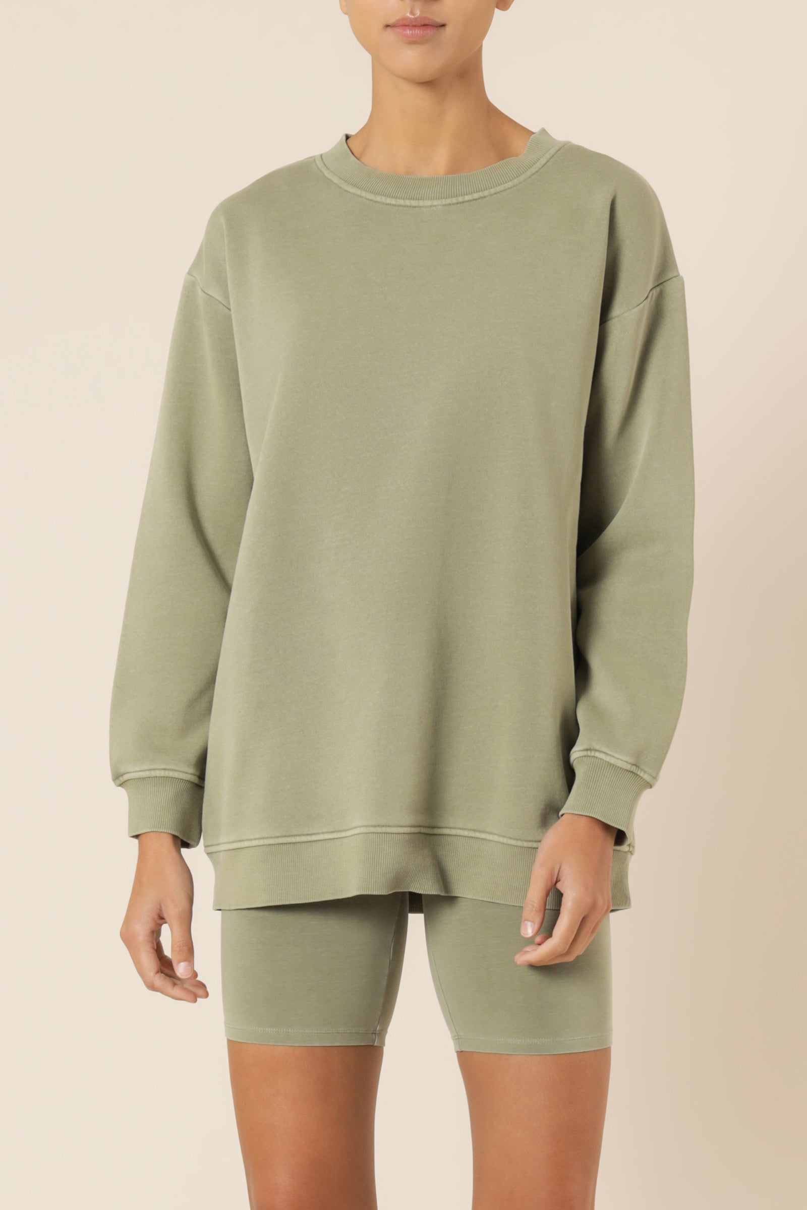 Nude Lucy Carter Classic Boyfriend Sweat Deep Sage Sweats 