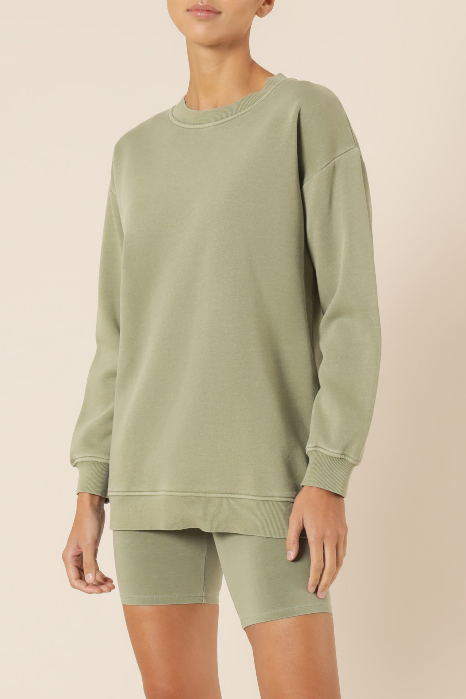 Nude Lucy Carter Classic Boyfriend Sweat Deep Sage Sweats 