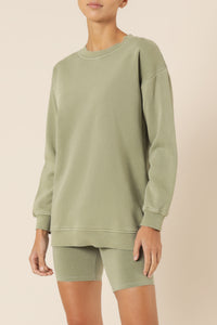 Nude Lucy carter classic boyfriend sweat deep sage sweats