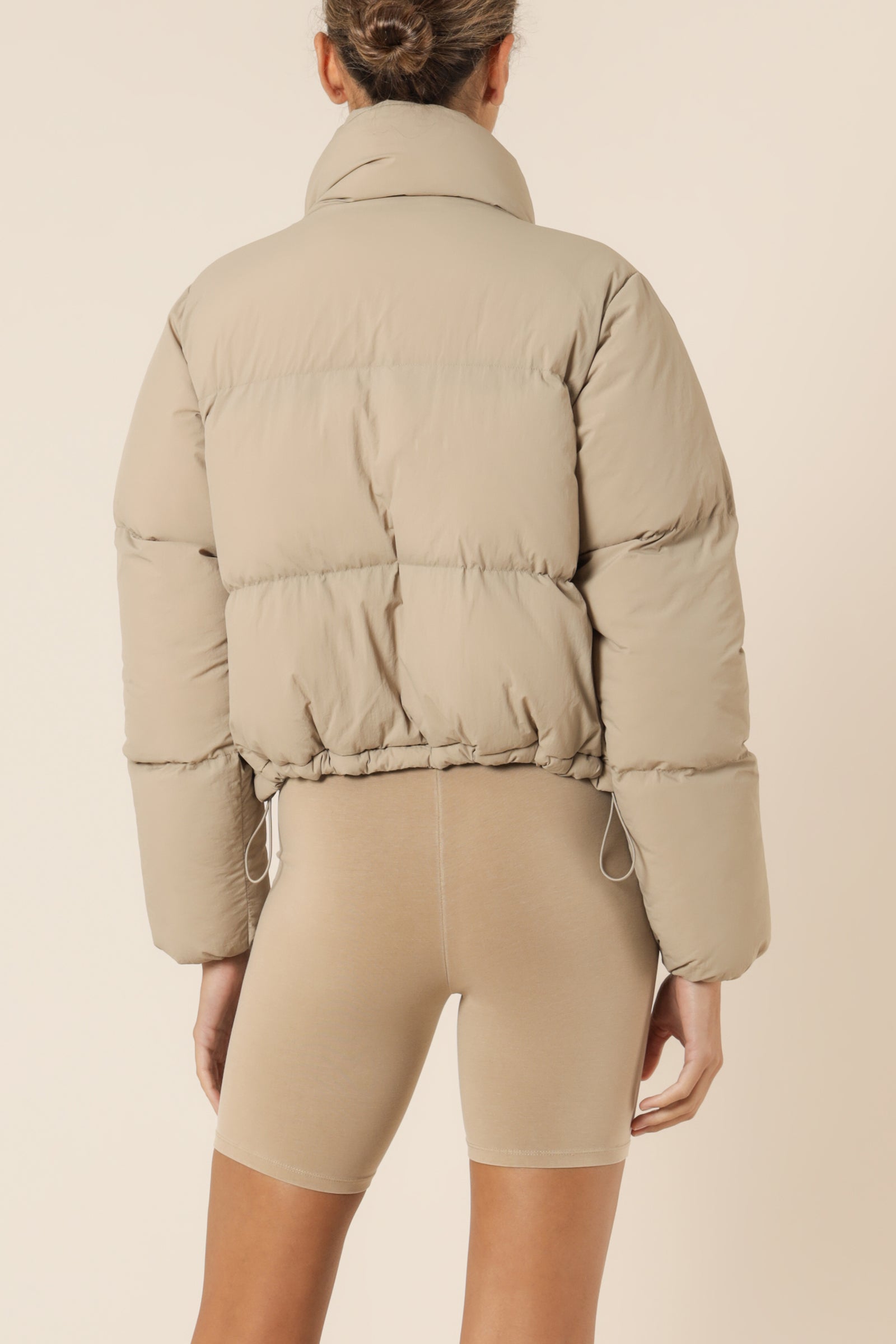 Nude Lucy Topher Puffer Jacket Mocha Jackets 