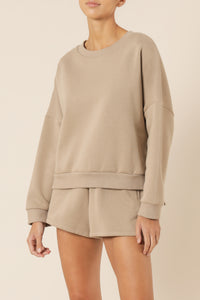 Nude Lucy carter classic oversized sweat mocha sweats