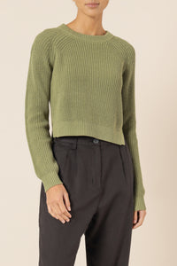Nude Lucy kallie knit jumper washed sage knits