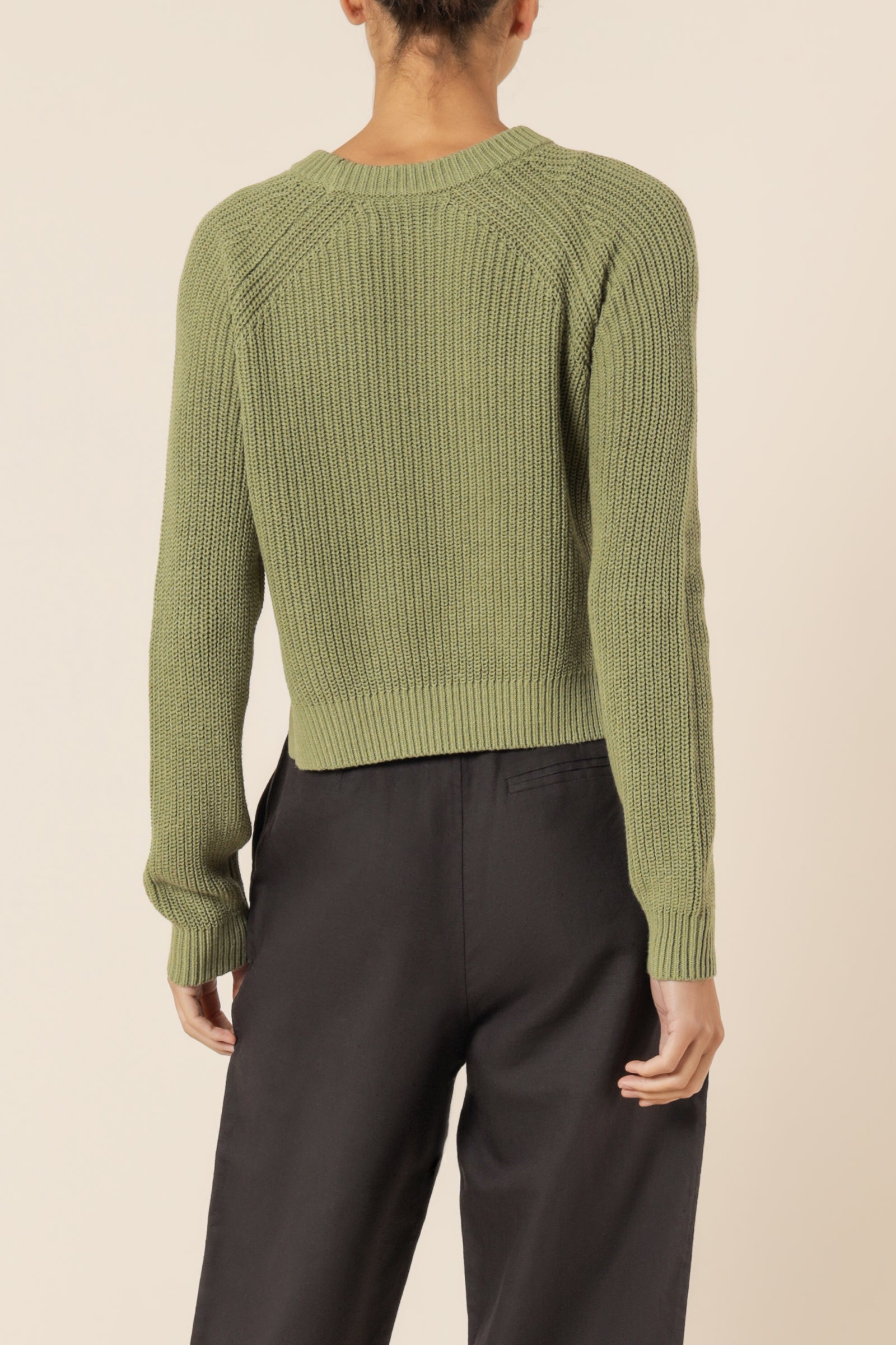 Nude Lucy kallie knit jumper washed sage knits
