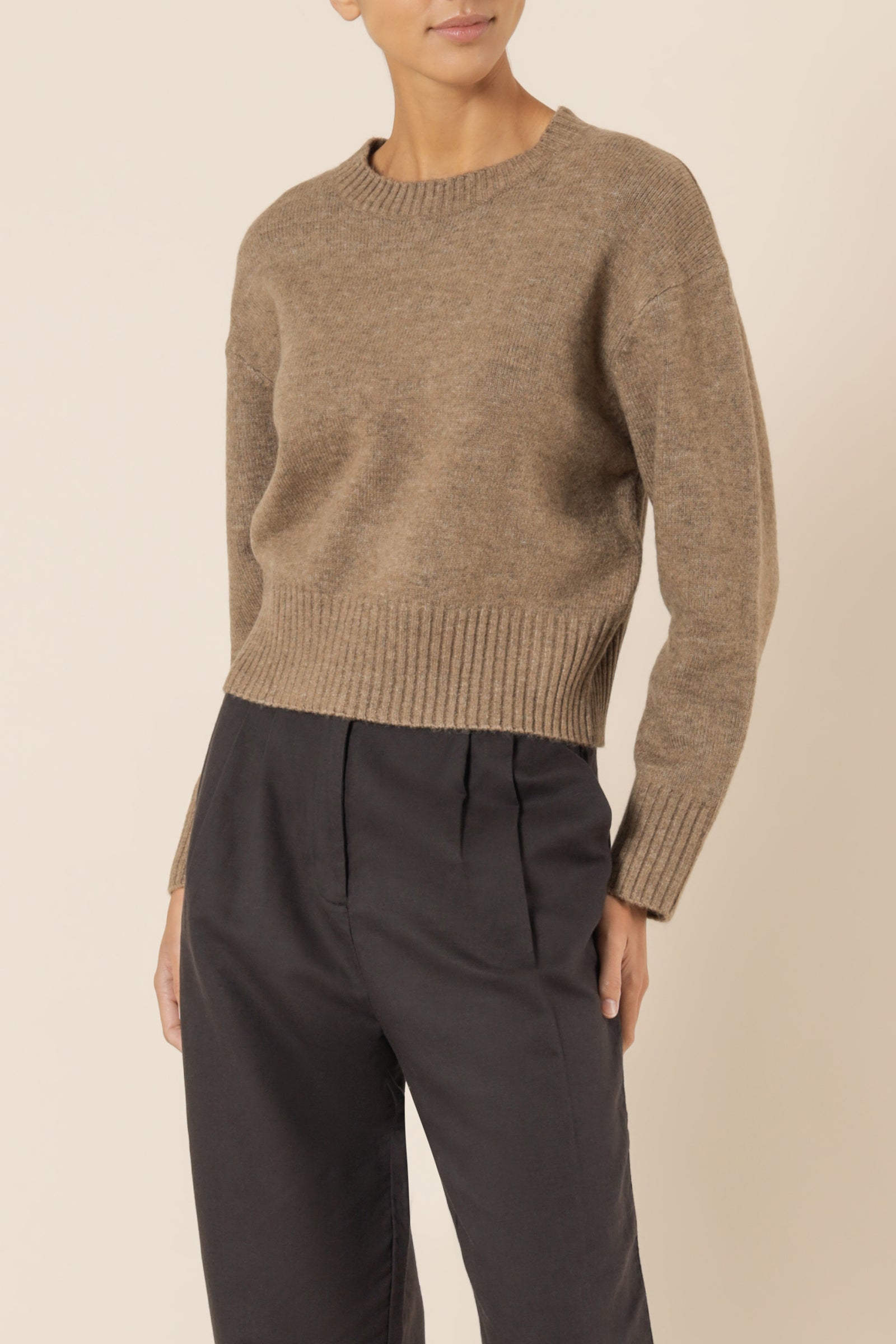 Nude Lucy Ari Knit Jumper Mocha Knits 