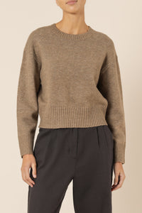 Nude Lucy ari knit jumper mocha knits