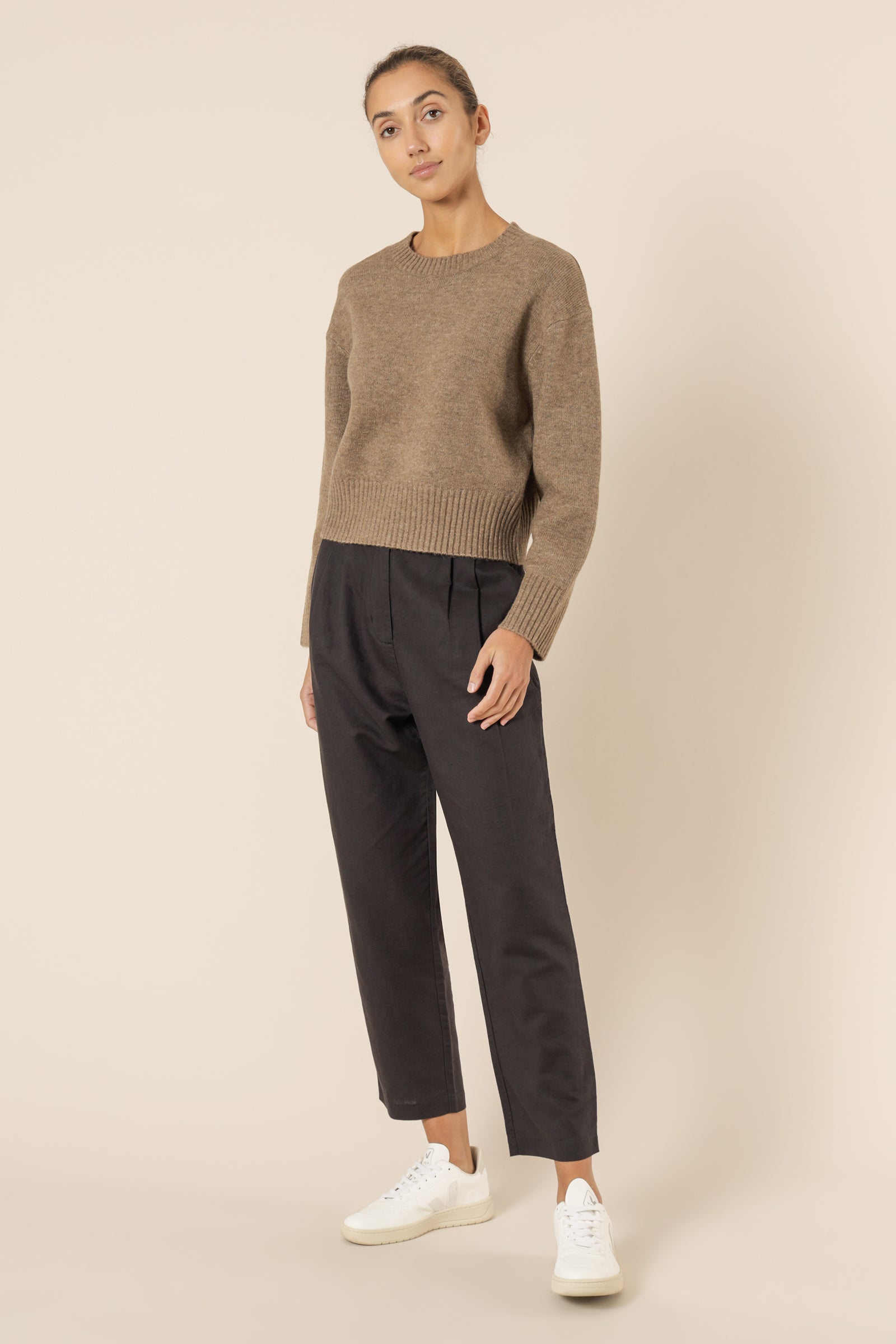Nude Lucy Ari Knit Jumper Mocha Knits 