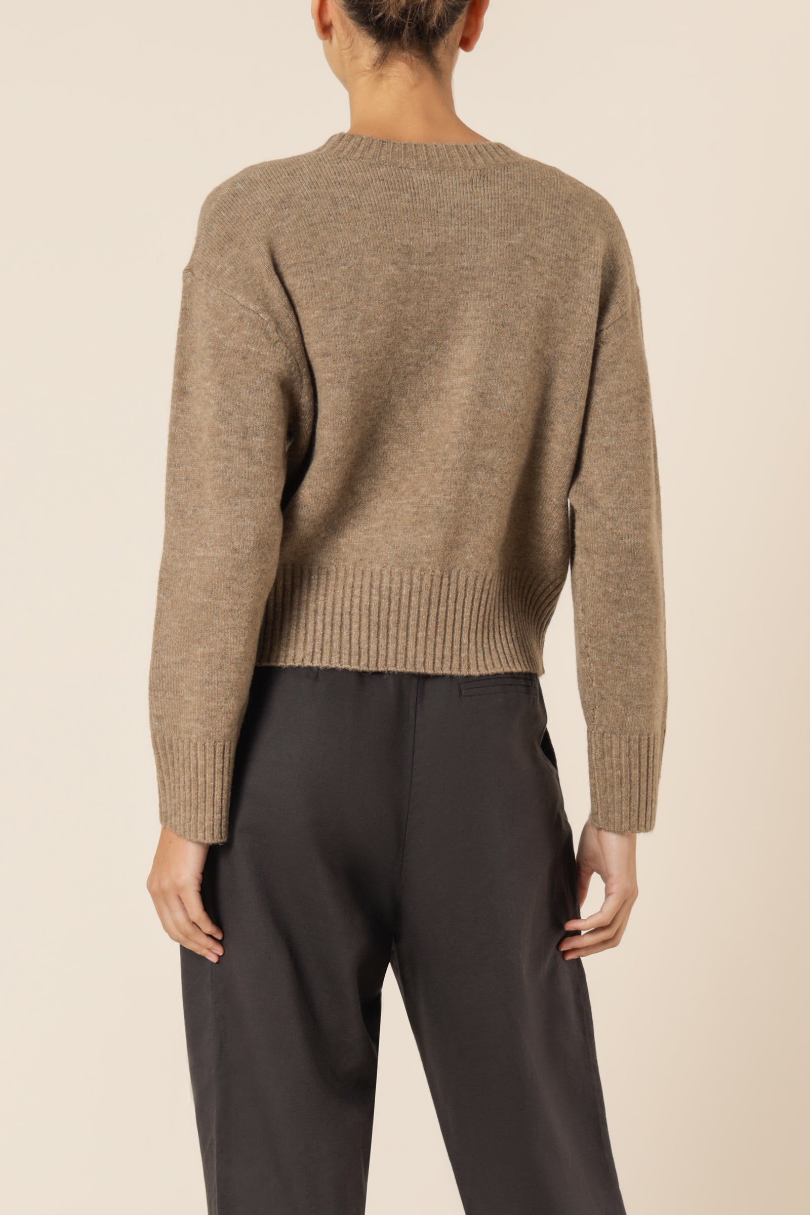 Nude Lucy Ari Knit Jumper Mocha Knits 