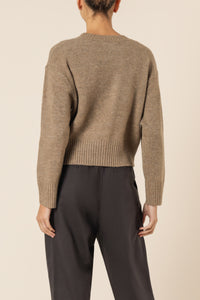 Nude Lucy ari knit jumper mocha knits