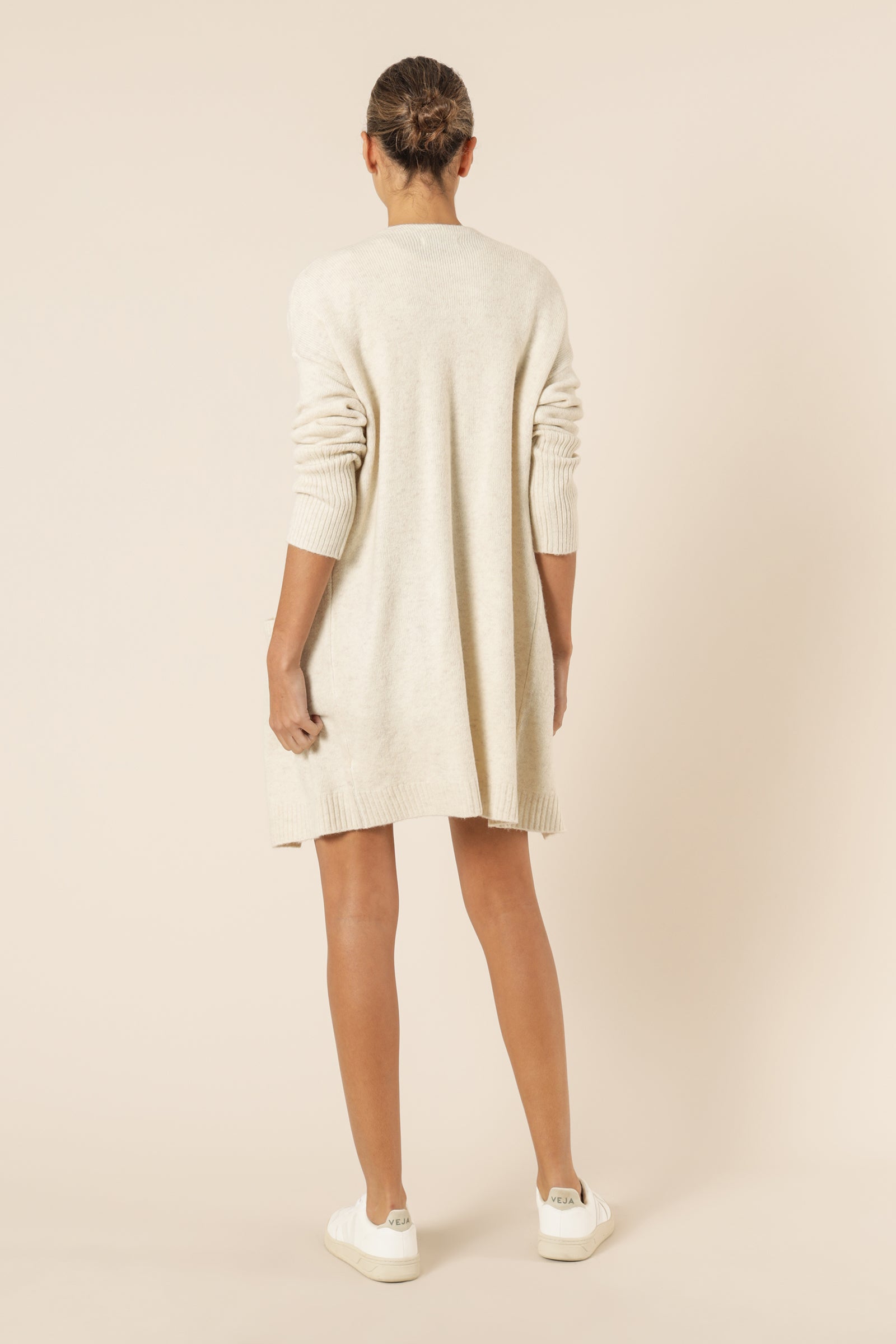 Nude Lucy Avery Cardigan Cream Marle Knits 