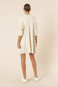 Nude Lucy avery cardigan cream marle knits