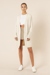 Nude Lucy avery cardigan cream marle knits
