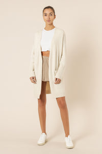 Nude Lucy avery cardigan cream marle knits