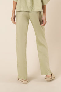 Nude Lucy nude linen lounge pant washed sage pants