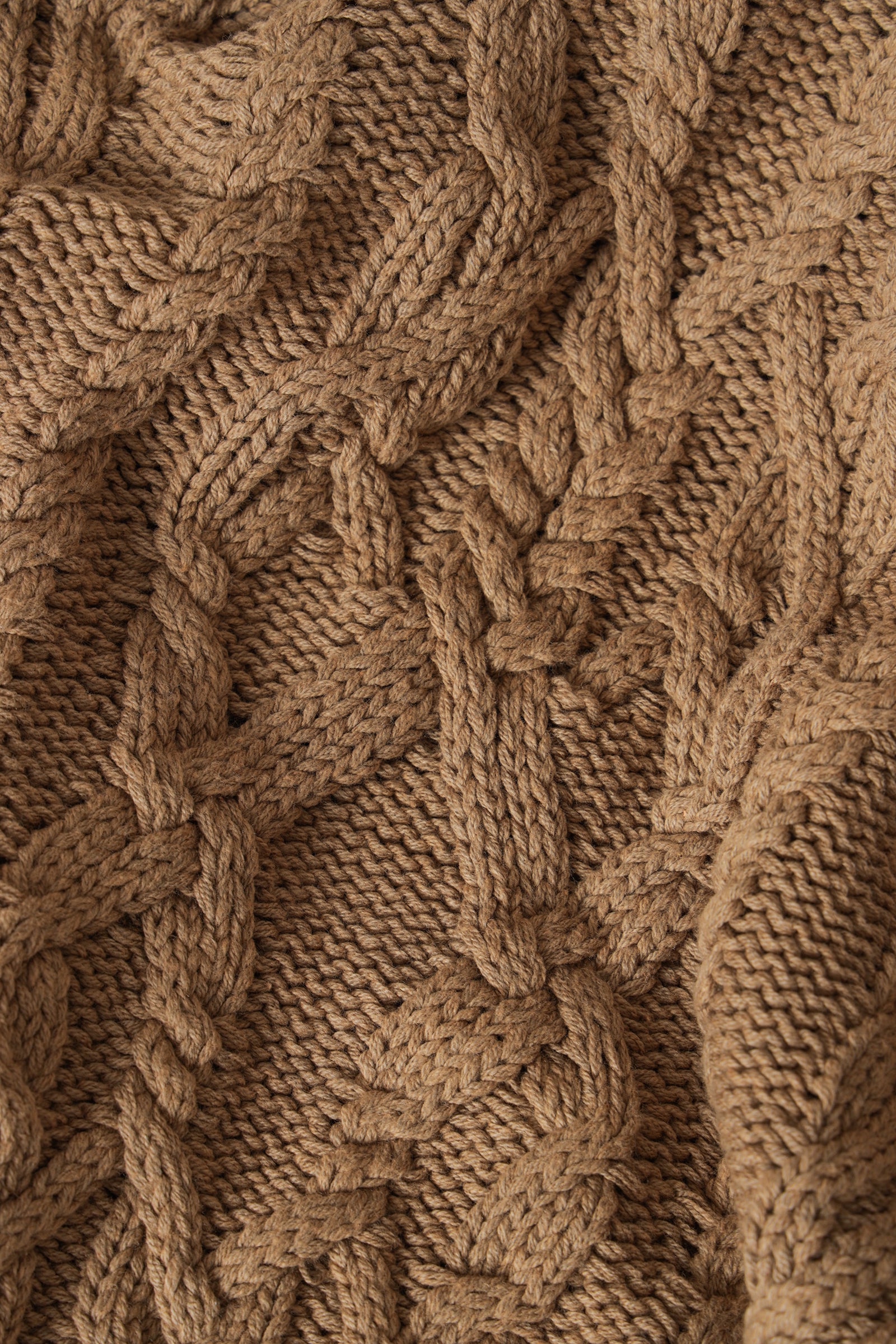 Nude Lucy Dorian Cable Knit Mocha Knits 