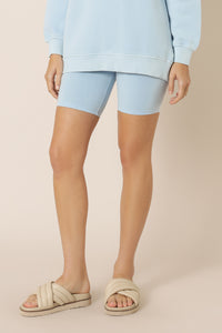 Nude Lucy nude classic bike short sky shorts