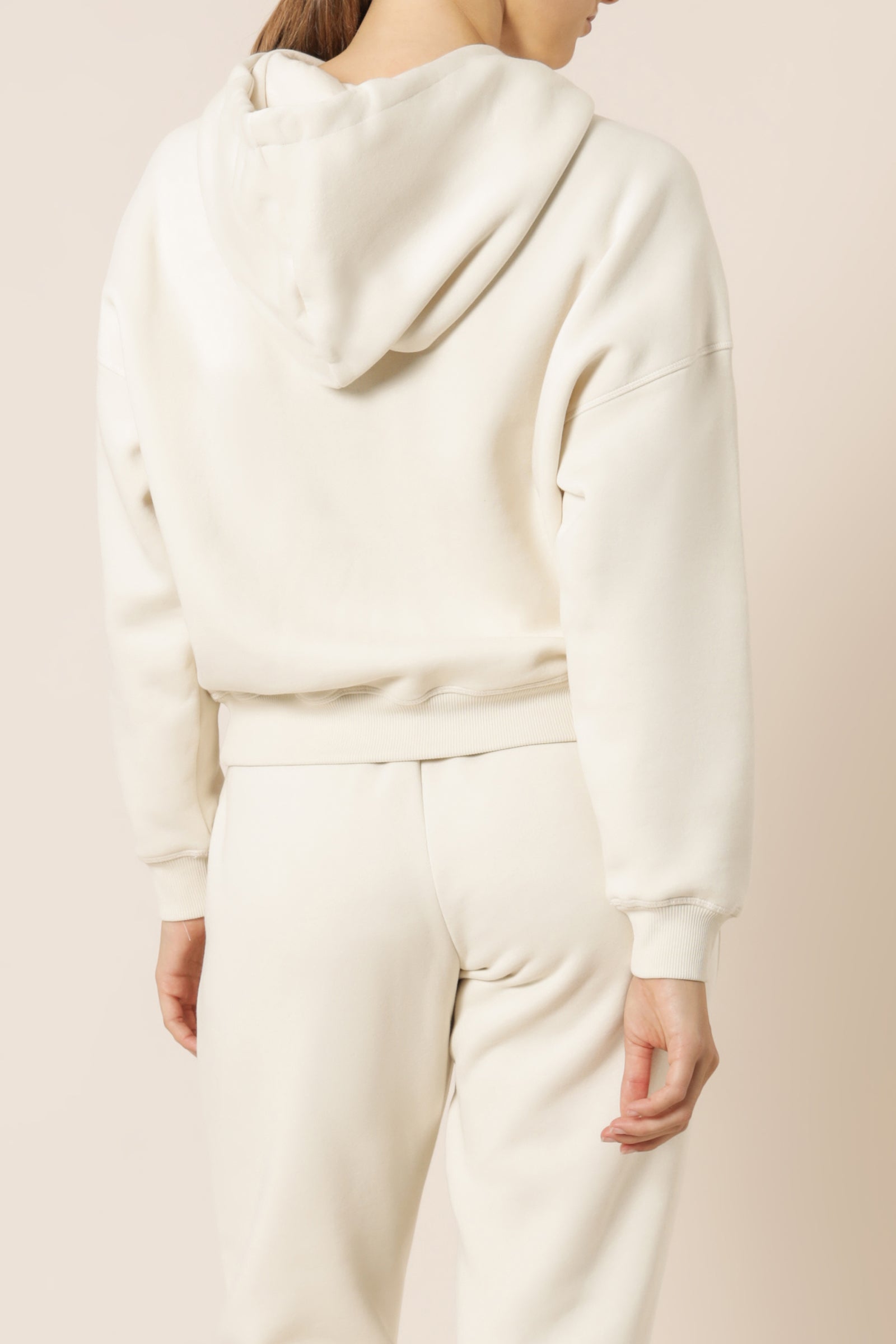 Nude Lucy Carter Classic Hoodie Ecru Sweats 