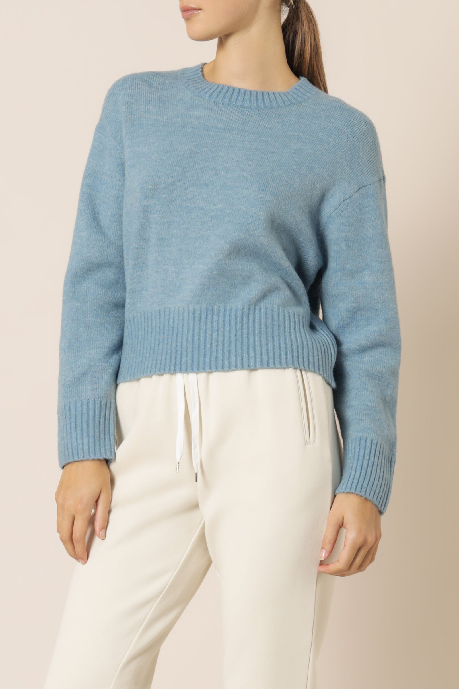 Nude Lucy Ari Knit Jumper Denim Blue Knits 