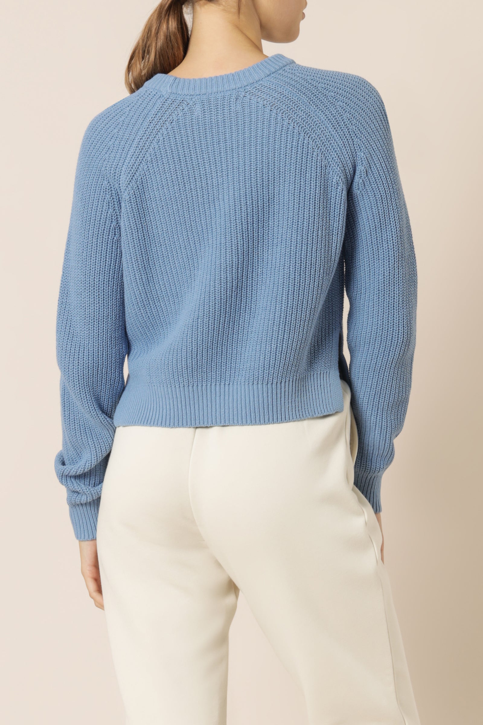 Nude Lucy Kallie Knit Jumper Denim Blue Knits 