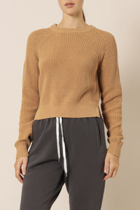 Nude Lucy kallie knit jumper tan knits