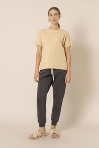 Nude Lucy Nude Lucy slogan tee honey top
