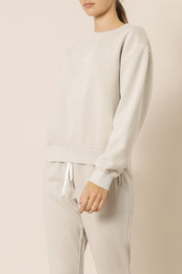Nude Lucy nude classics slogan sweat stone sweats