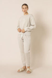 Nude Lucy nude classics slogan sweat stone sweats