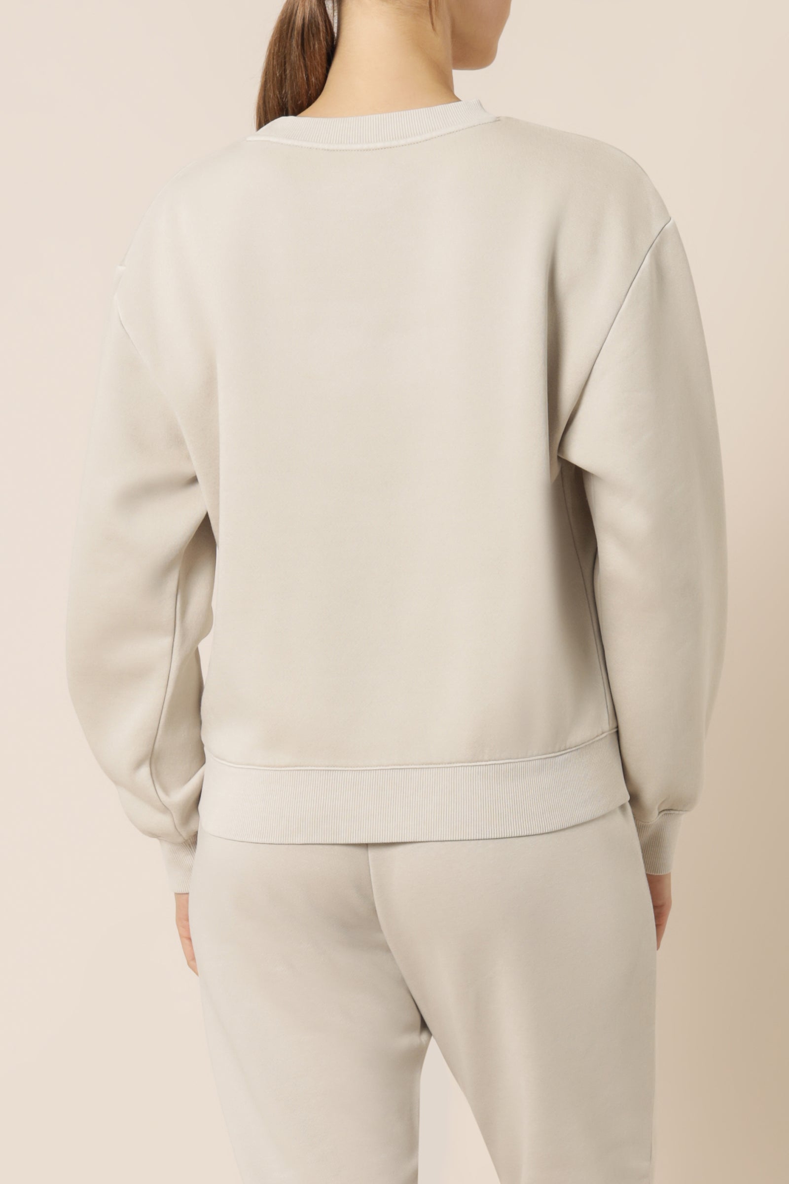 Nude Lucy nude classics slogan sweat stone sweats