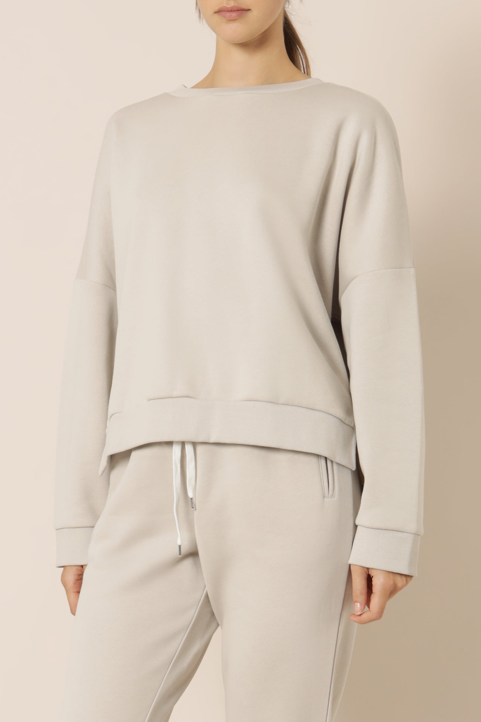 Nude Lucy Carter Classic Oversized Sweat Stone Sweats 