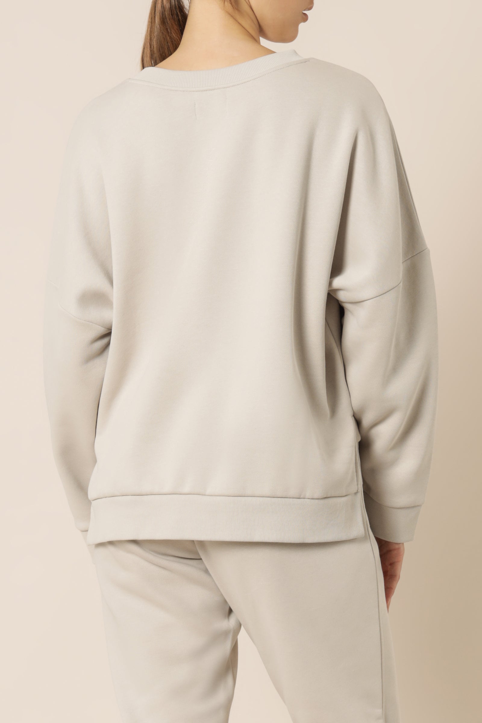 Nude Lucy Carter Classic Oversized Sweat Stone Sweats 