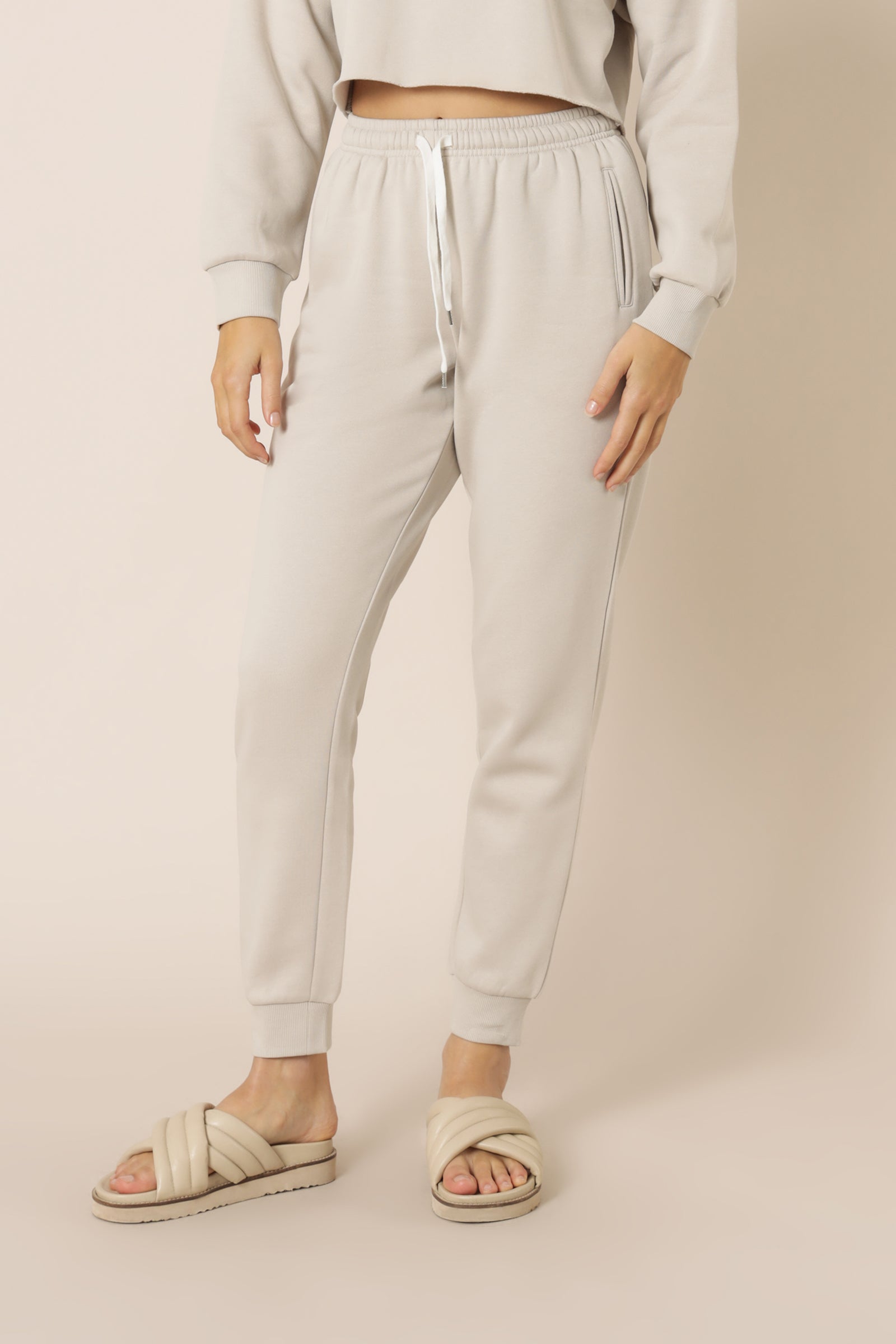 Nude Lucy Carter Classic Trackpant Stone Sweats 