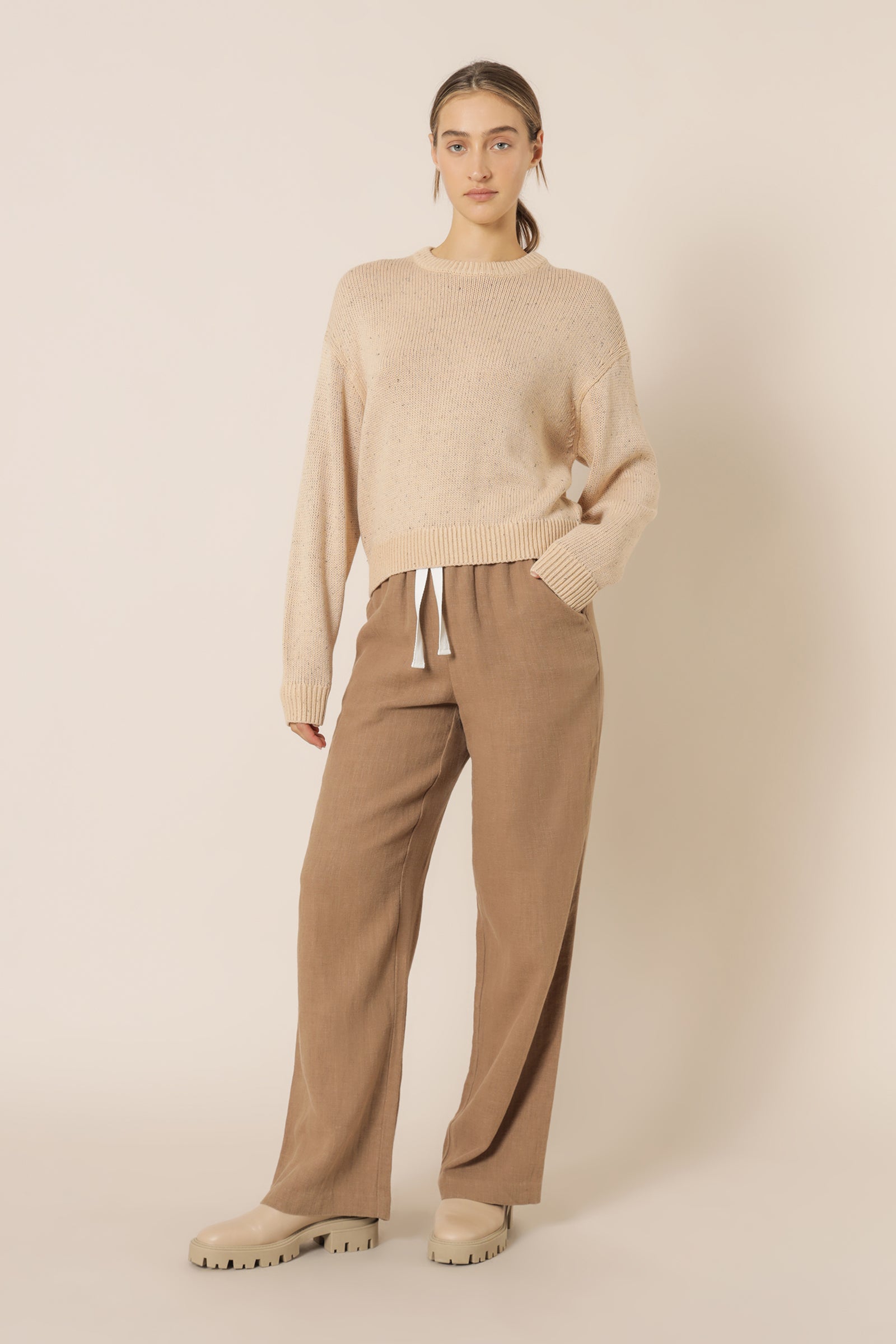 Nude Lucy Lennon Speckle Knit Honey Speckle Knits 