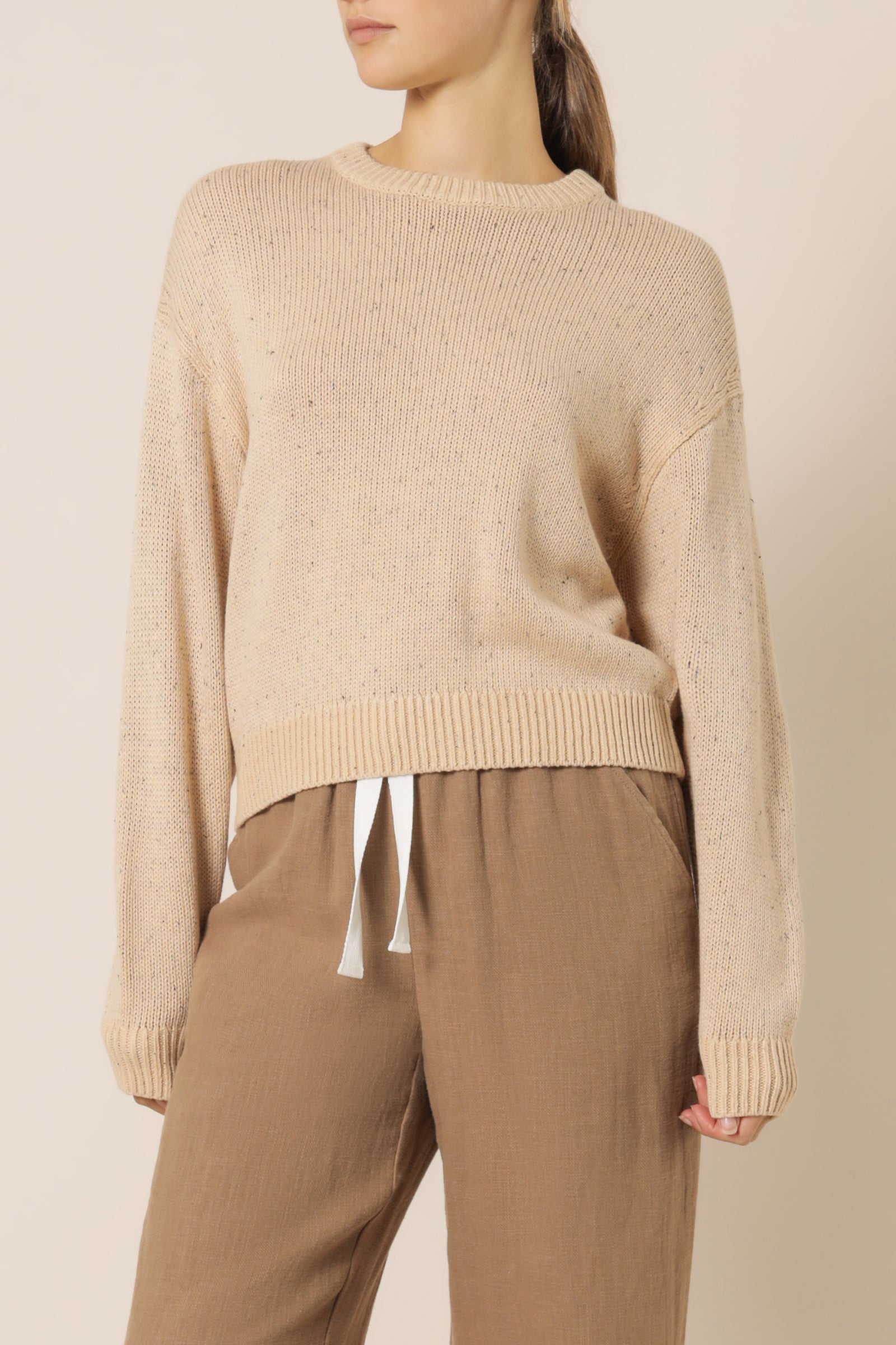 Nude Lucy Lennon Speckle Knit Honey Speckle Knits 