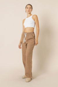 Nude Lucy marvin wide leg pant coffee pants