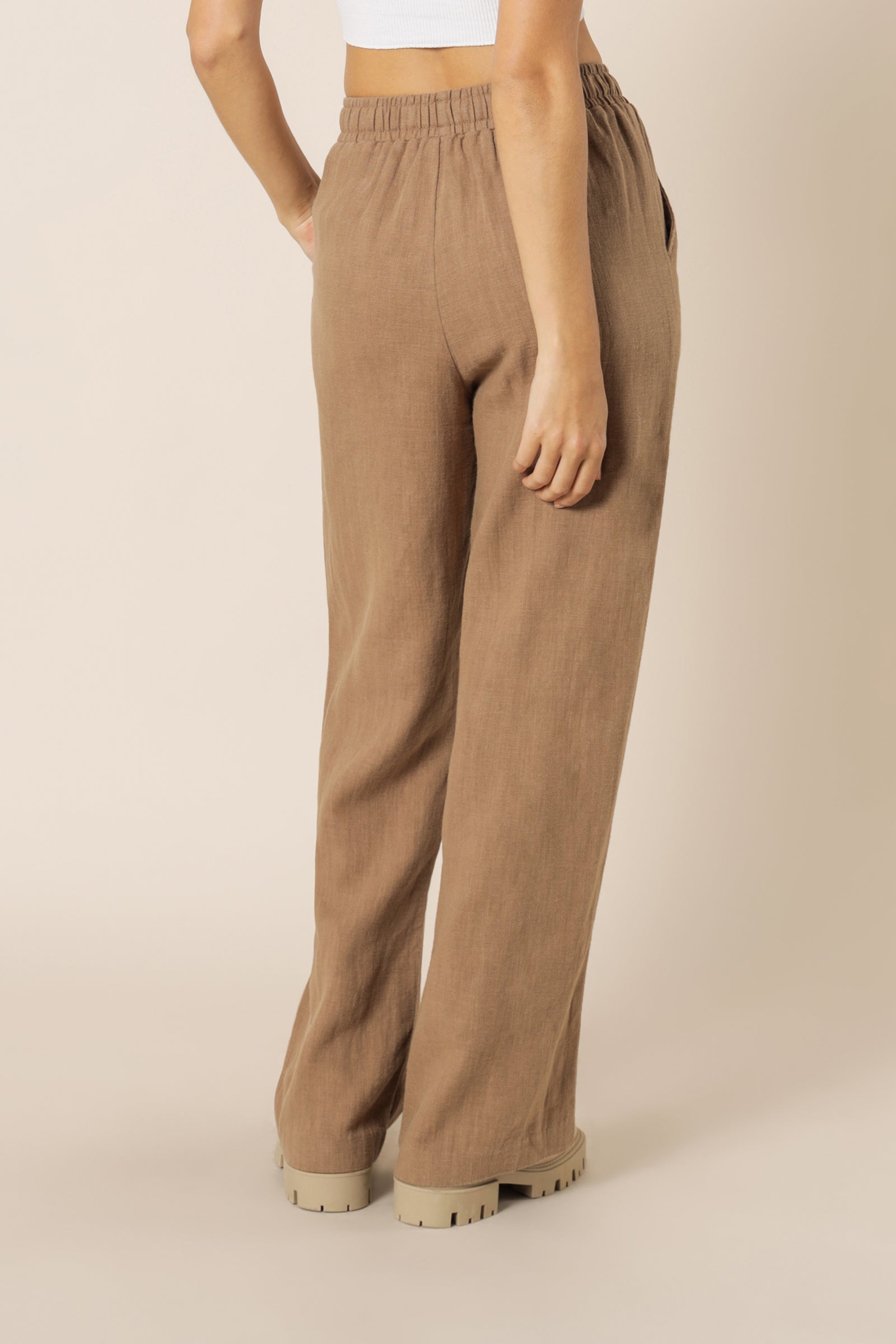 Nude Lucy marvin wide leg pant coffee pants