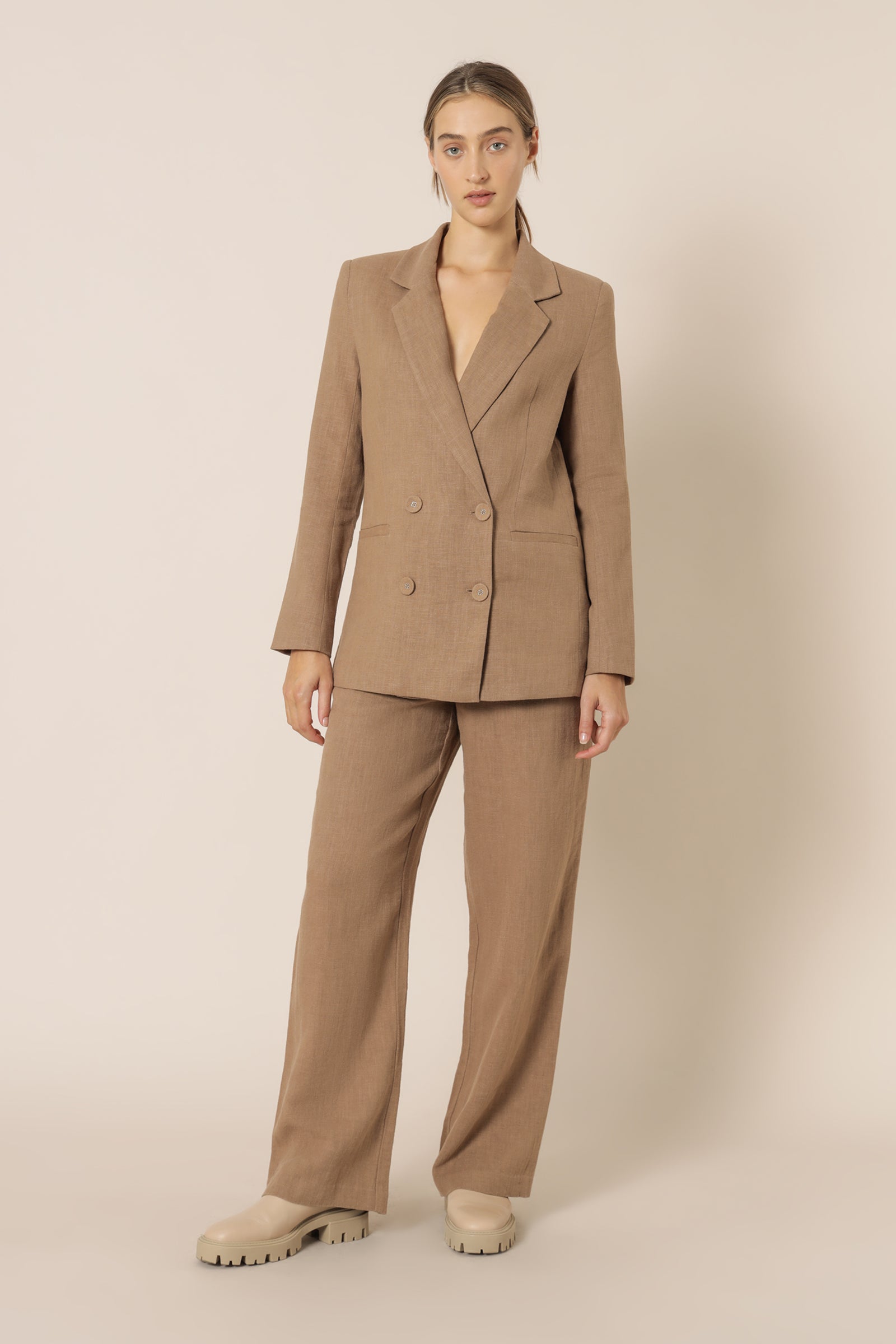 Nude Lucy Marvin Blazer Coffee Jackets 