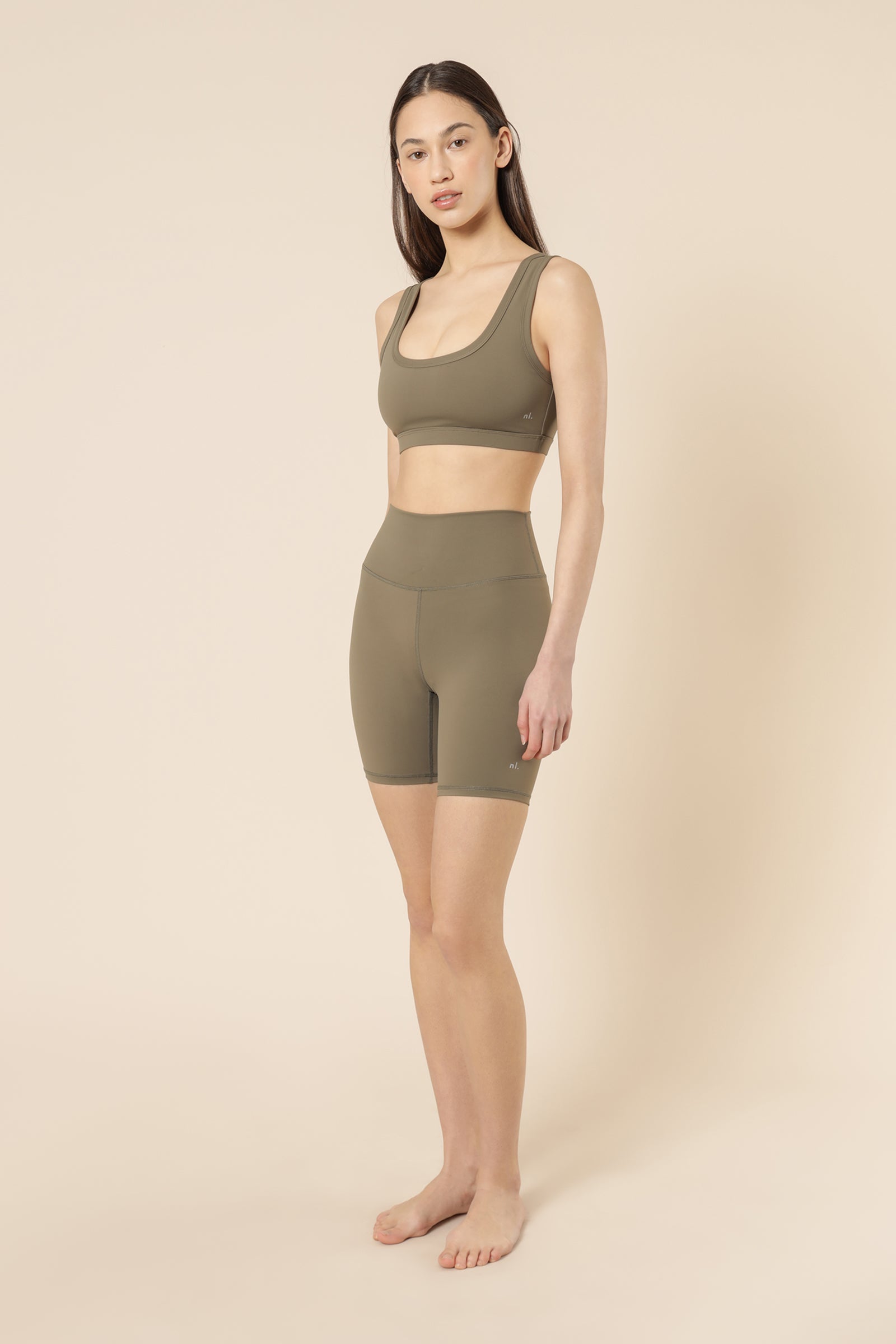 Nude Lucy nude active bike short olive shorts