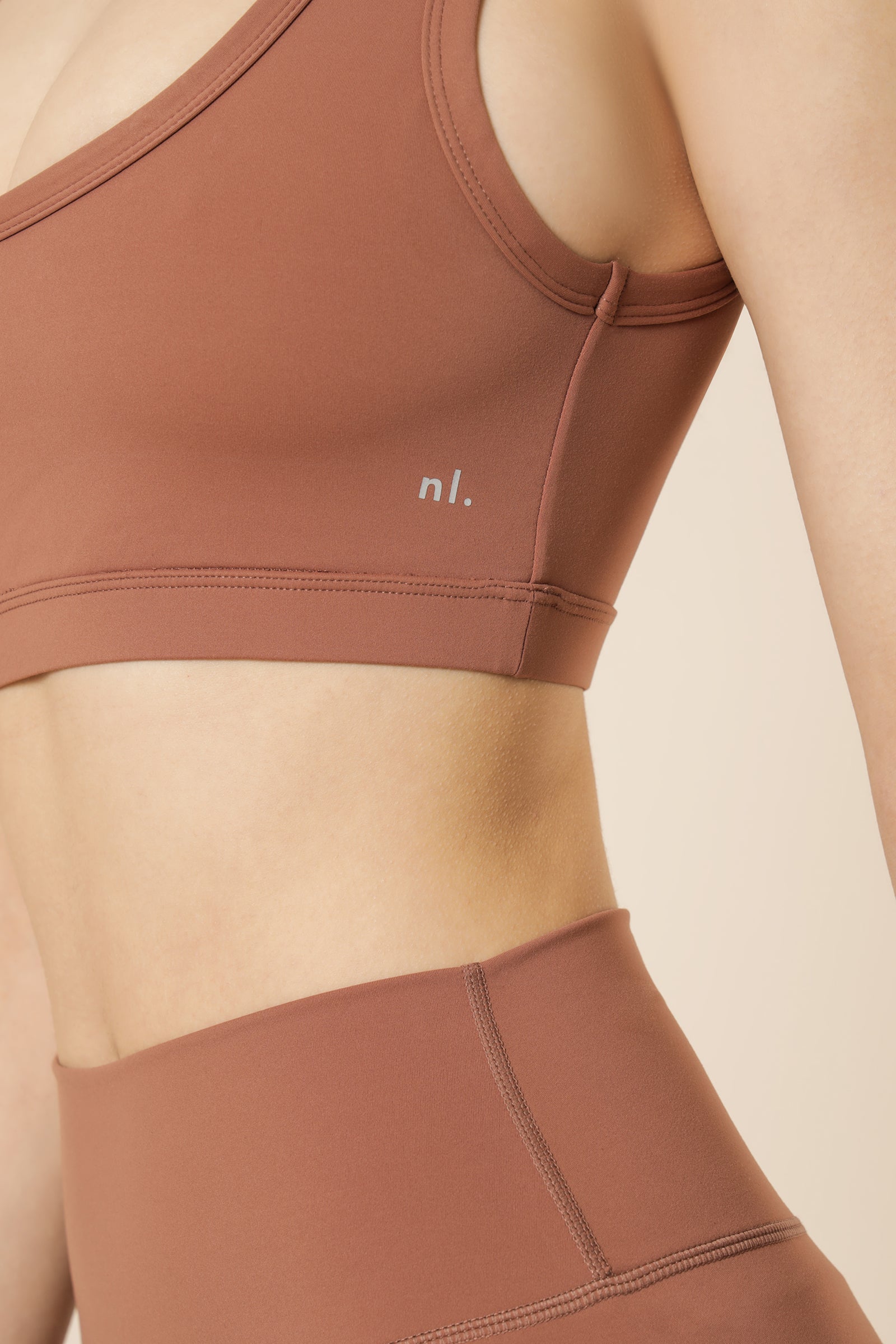 Nude Lucy Nude Active Crop Top Rosewood Top 