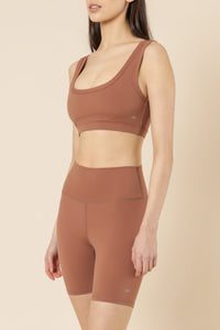 Nude Lucy nude active crop top rosewood top