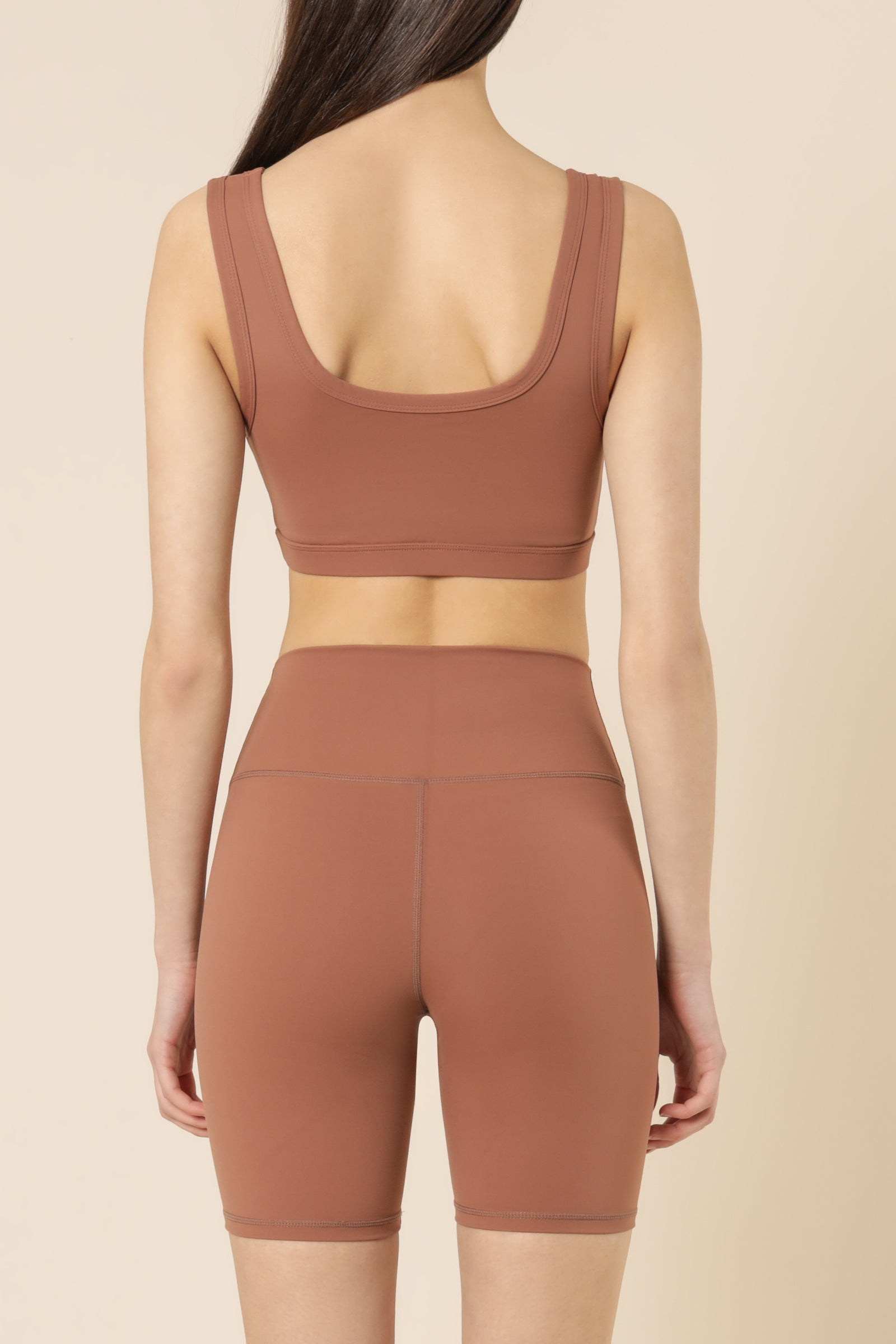 Nude Lucy Nude Active Crop Top Rosewood Top 