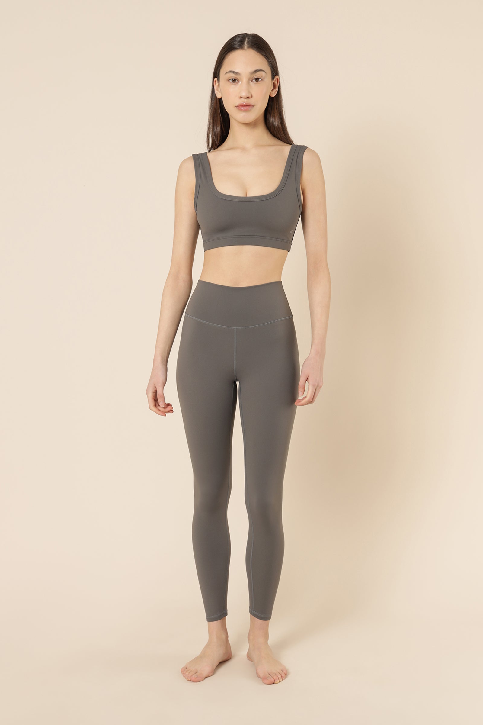 Nude Lucy Nude Active Full Length Tights Smoke Pants 