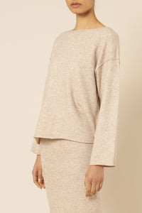 Nude Lucy logan knit top sand knits