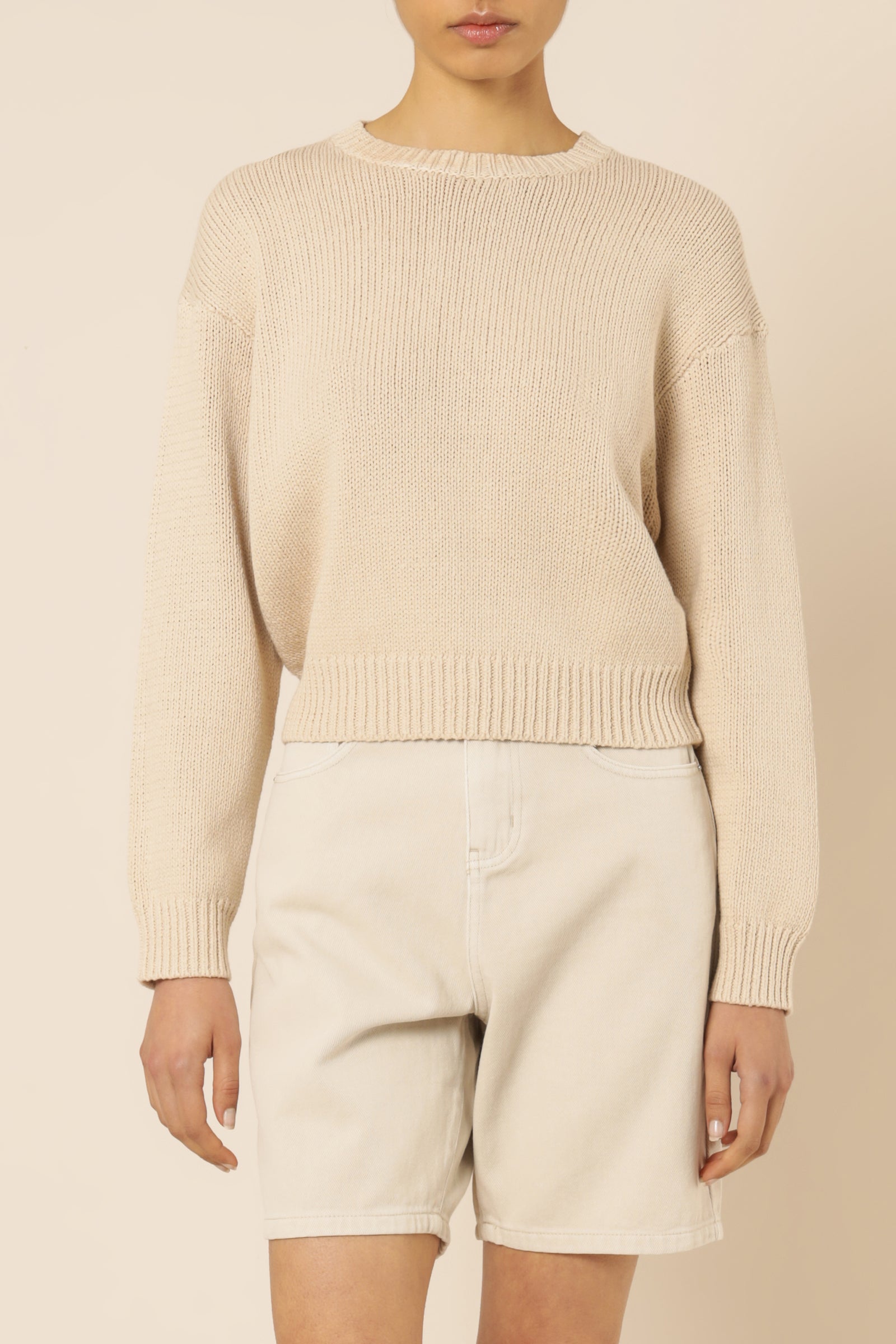 Nude Lucy Blair Knit Jumper Sand Knits 