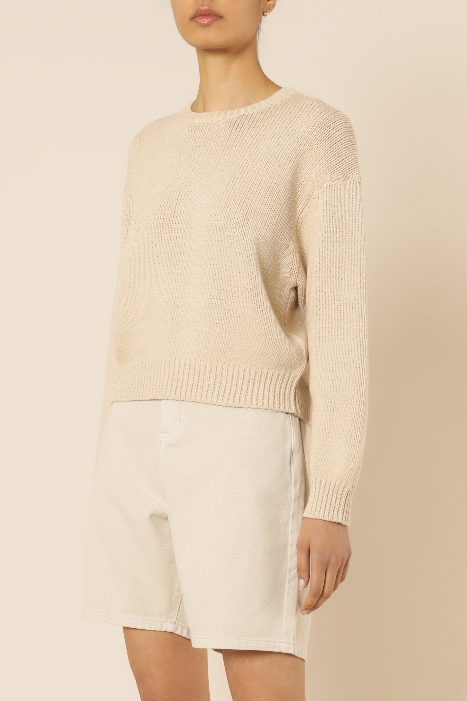 Nude Lucy Blair Knit Jumper Sand Knits 
