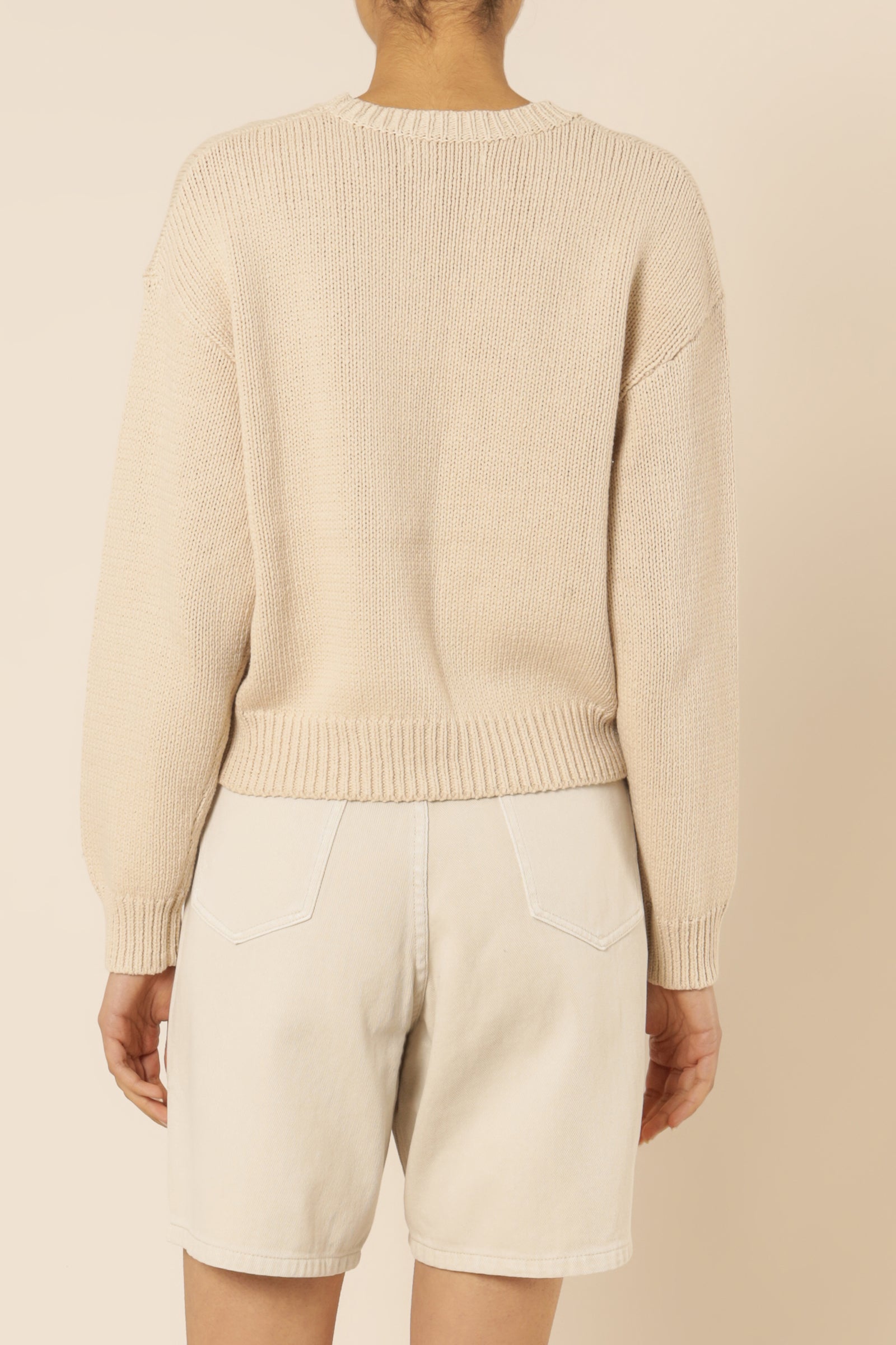 Nude Lucy Blair Knit Jumper Sand Knits 