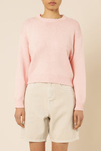 Nude Lucy blair knit jumper pink salt knits