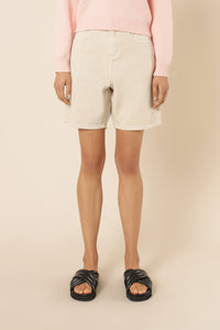 Nude Lucy rai denim short bone shorts