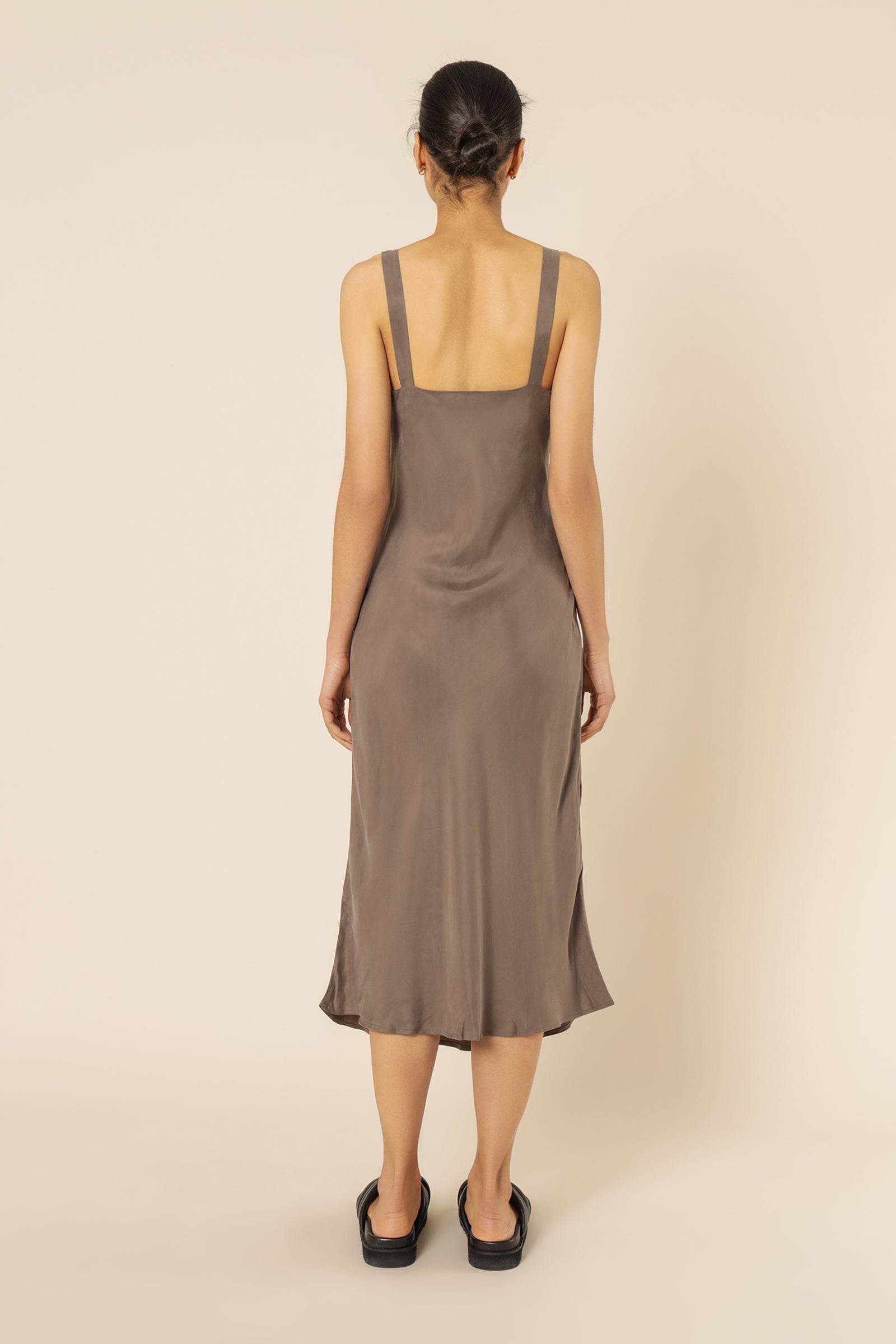 Nude Lucy Esme Cupro Slip Dress Ash Dress 